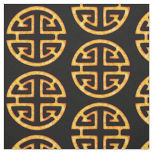 Chinees Lu-symbool Stof