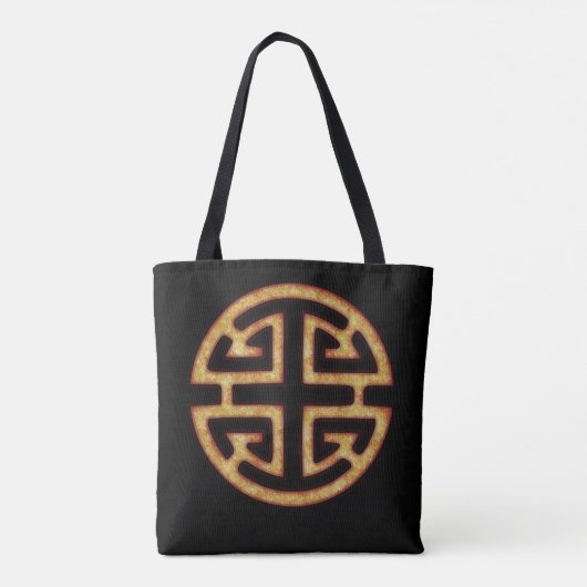 Chinees Lu-symbool Tote Bag (Achterkant)