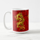 Chinees Lucky Gold Dragon Mok (Links)