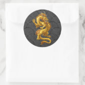 Chinees Lucky Gold Dragon Stickers (Tas)