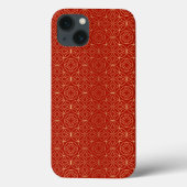 Chinees Lucky Money Symboolpatroon Case-Mate iPhone Case (Achterkant)