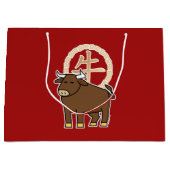 Chinees lunar nieuwjaar Ox stier boft geld Groot Cadeauzakje (Voorkant)