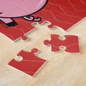 Chinees Lunar Nieuwjaar van het Varkensrood Lucky  Legpuzzel (Zijkant)