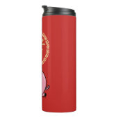 Chinees Lunar Nieuwjaar van het Varkensrood Lucky  Thermosbeker (Geroteerd rechts)
