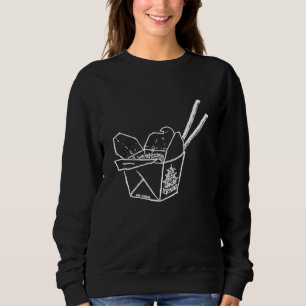 Chinees maakt een voedseldoos uit Dank je wel Trui
