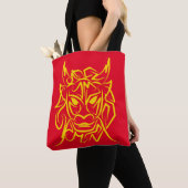 Chinees Maanjaar 2024 4722 Drakenjaar Tote Bag (Dichtbij)