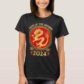 Chinees Maanjaar 2024 - Jaar van de Draak T-shirt (Voorkant)