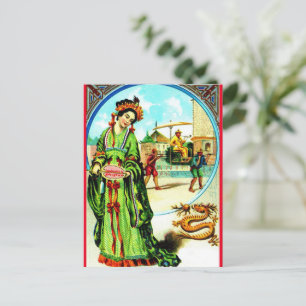  Chinees Maanjaar / Dragon Feestdagenkaart