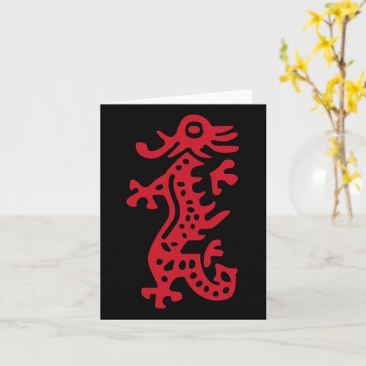 Chinees Mah Jong Red Dragon Tegel Mahjong Kostuum Kaart (Gele Bloem)