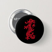 Chinees Mah Jong Red Dragon Tegel Mahjong Kostuum Ronde Button 5,7 Cm (Voorkant /achterkant)