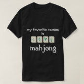 Chinees Mahjong Kampioenstoernooi Mahjongg Tegels T-shirt (Design voorkant)