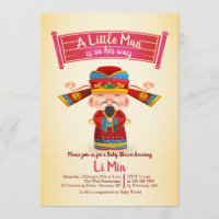 Chinees Man Uitnodiging