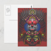 Chinees masker briefkaart (Voorkant / Achterkant)