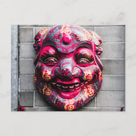 Chinees Masker-Briefkaart Briefkaart