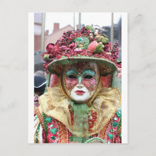 Chinees masker van Porcelain Briefkaart