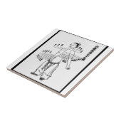 Chinees medicijndiagram tegeltje (Zijkant)