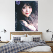 chinees meisje canvas afdruk (Insitu (Slaapkamer))