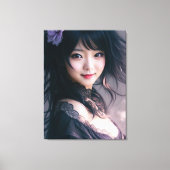 chinees meisje canvas afdruk (Voorkant)