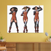 chinees meisje canvas afdruk (Insitu (Woonkamer))