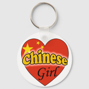Chinees meisje sleutelhanger