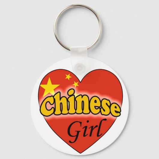 Chinees meisje sleutelhanger (Voorkant)
