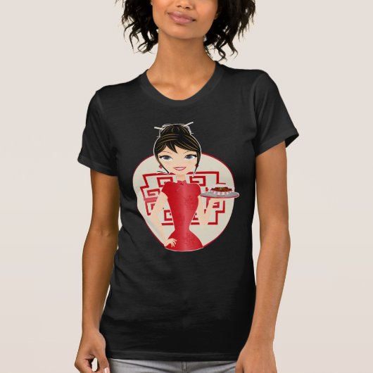 Chinees meisje t-shirt (Voorkant)