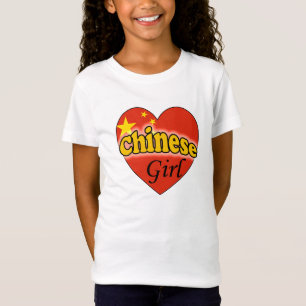 Chinees meisje t-shirt