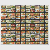 Chinees menu Kantaarnkamer van het restaurant Cadeaupapier (Vlak)