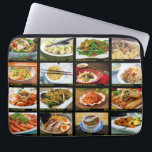 Chinees menu Kantaarnkamer van het restaurant Laptop Sleeve<br><div class="desc">Er is een kans dat deze laptophoes je hongerig maakt. Dat is omdat het gemaakt is om te lijken op een fotomenukaart in een Chinees uitstaprestaurant met foto's van Chinees eten tegen een zwarte achtergrond met de naam van elke schaal en prijsinformatie onder elk in gele letters. Ideaal voor iedereen...</div>