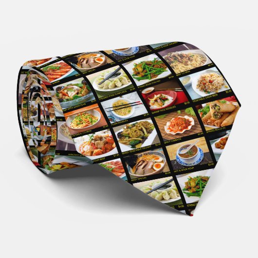 Chinees menu Kantaarnkamer van het restaurant Stropdas (Opgerold)