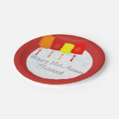 Chinees Mid-herfstfestival Moon Festival Papieren Bordje (Gekanteld)