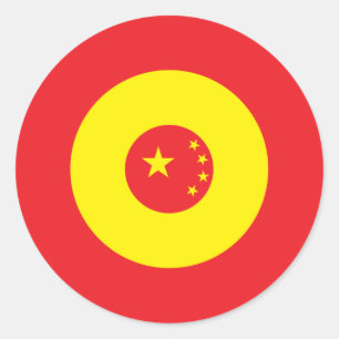 Chinees Mod Ronde Sticker 3