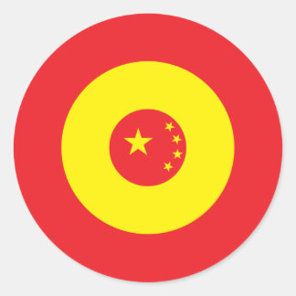 Chinees Mod Ronde Sticker 3