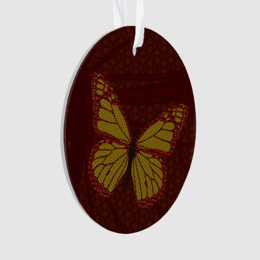 Chinees monarch acryl Ornament (voorkant)