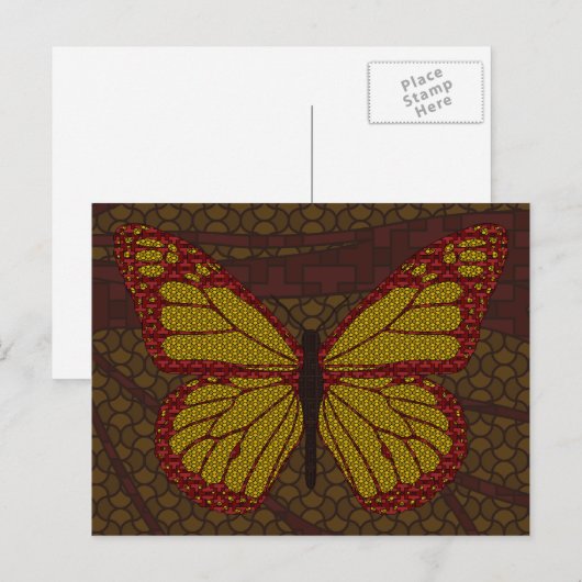 Chinees monarch Briefkaart (Voorkant / Achterkant)