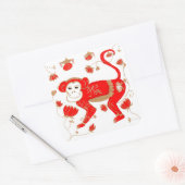 Chinees Monkey Astrologie Sticker (Envelop)