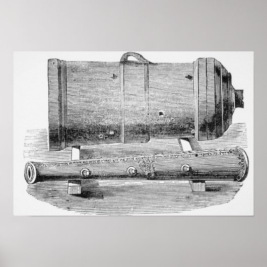 Chinees monster Mortar, 1845 Poster (Voorkant)