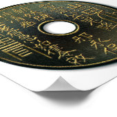 Chinees muntstuk brons poster (Hoek)