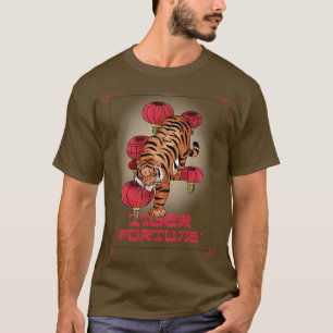 Chinees Nieuw Maanjaar van de Tijger Zodiac T-shirt
