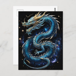 Chinees Nieuw Maanjaar van Draak, Postcrossing Briefkaart