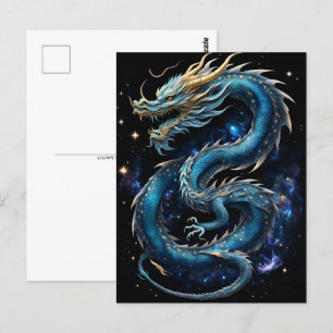 Chinees Nieuw Maanjaar van Draak, Postcrossing Briefkaart