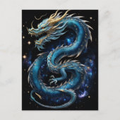 Chinees Nieuw Maanjaar van Draak, Postcrossing Briefkaart (Voorkant)