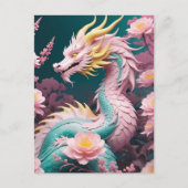 Chinees Nieuw Maanjaar van Draak, Postcrossing Briefkaart (Voorkant)