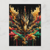 Chinees Nieuw Maanjaar van Draak, Postcrossing Briefkaart (Voorkant)