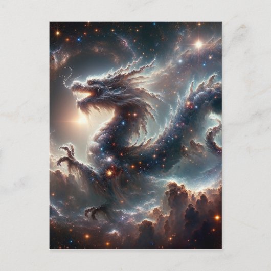 Chinees Nieuw Maanjaar van Draak, Postcrossing Briefkaart (Voorkant)