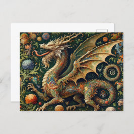 Chinees Nieuw Maanjaar van Draak, Postcrossing Briefkaart