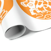 Chinees nieuwe jaar dierentuin kiezen kleur Aangep Cadeaupapier (Rol Hoek)