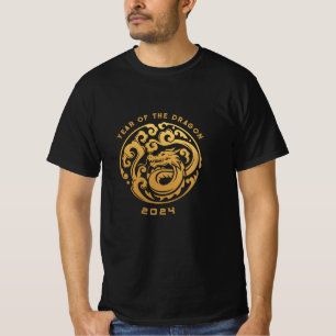 Chinees Nieuwe Maanjaar Dragon 2024 Zodiac T-shirt