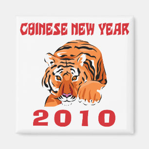 Chinees Nieuwjaar 2010 Gift Magneet