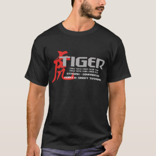 Chinees nieuwjaar 2010 zwart T-shirt